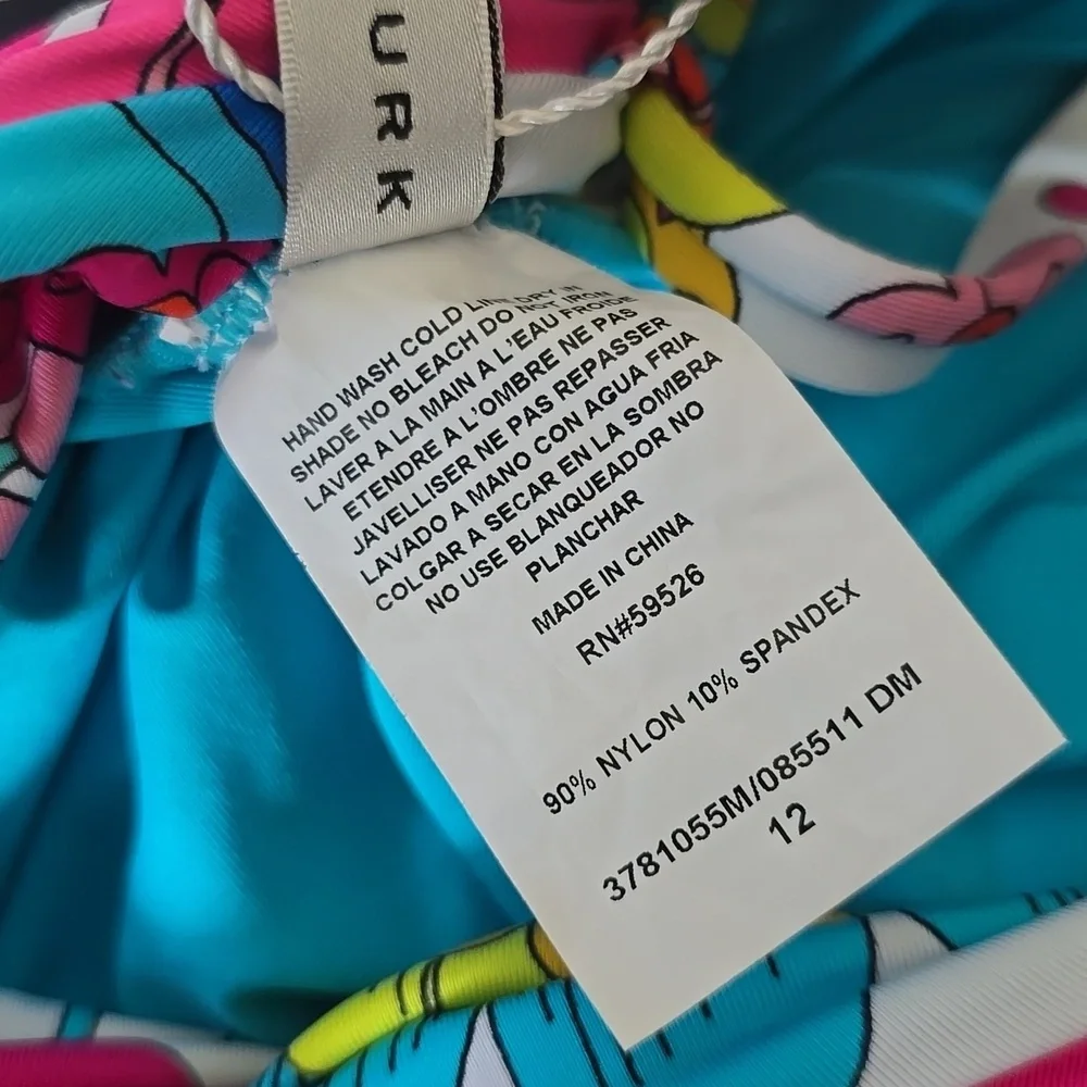 Trina Turk Fontaine Twist Back Convertible One Piece Swimsuit